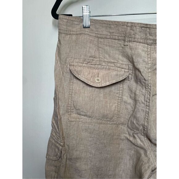 Cremieux Madison Linen Cargo 9" Inseam Mens Shorts size 36 - Picture 8 of 14